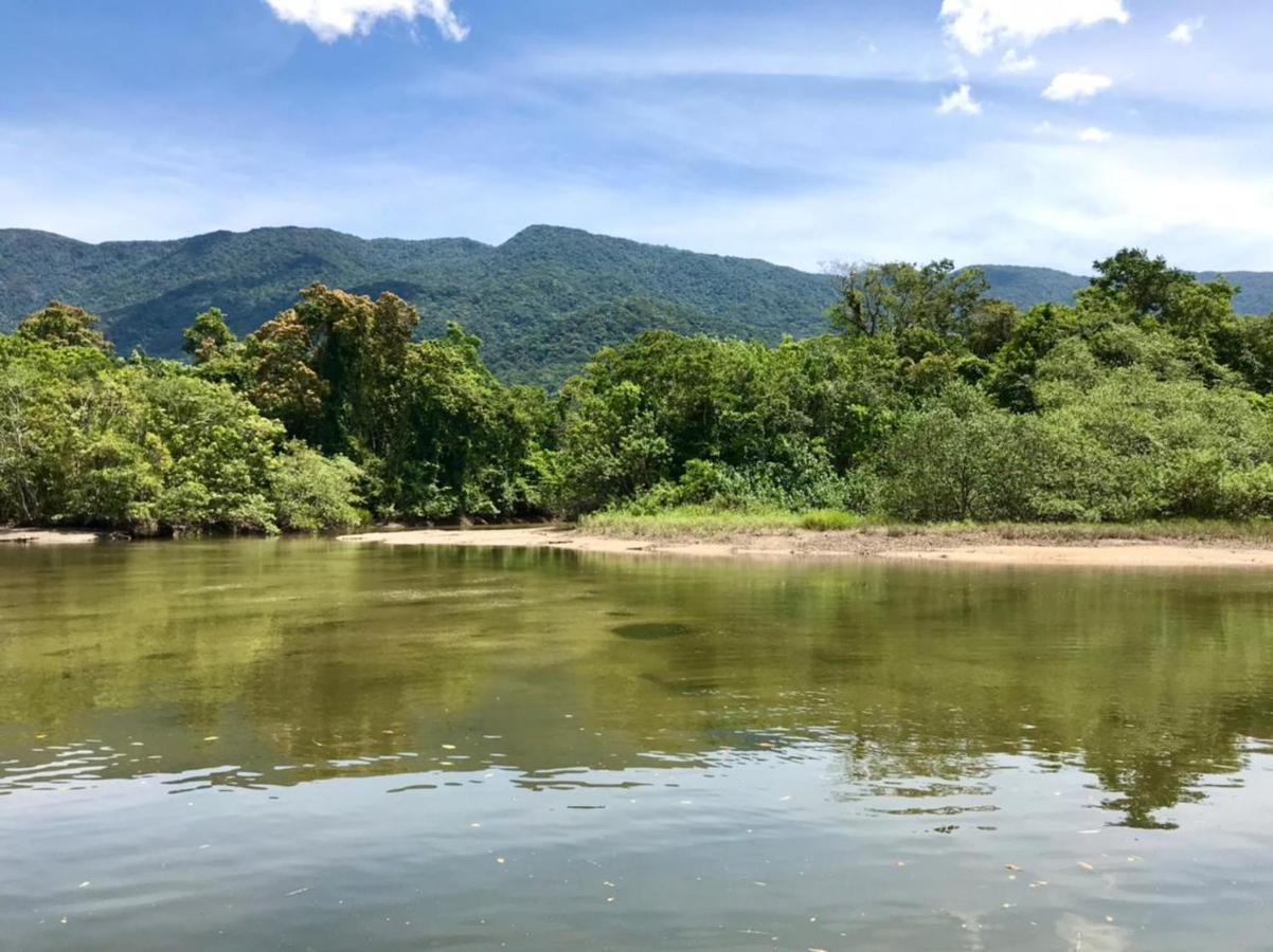 Casa A Beira Do Rio Jaguareguava Na Mata Atlantica Em Bertioga Sp 빌라 외부 사진